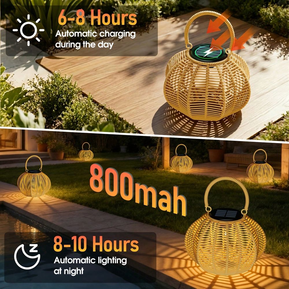 Rattan Solar Ambient Light For - Ambient Lighting Decor For Room recension och pris