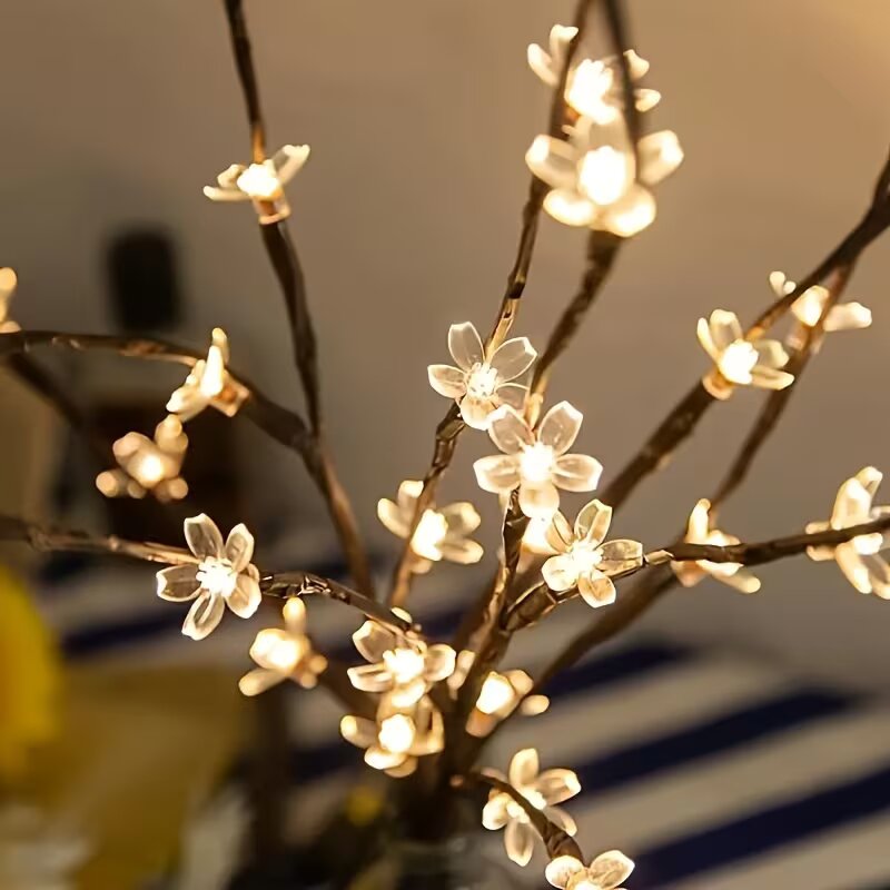 1/2PC 20LED Cherry Blossom Tre - Lighting Decor For Home recension och pris