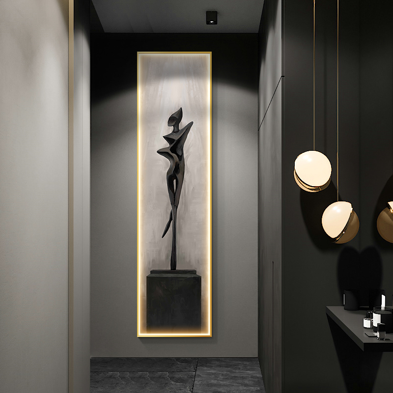 Modern Abstract Art Interior P - Foyer Lighting Wall Decor recension och pris