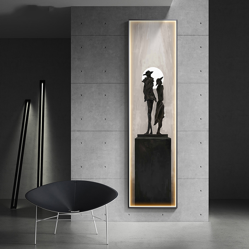 Modern Abstract Art Interior P - Foyer Lighting Wall Decor recension och pris