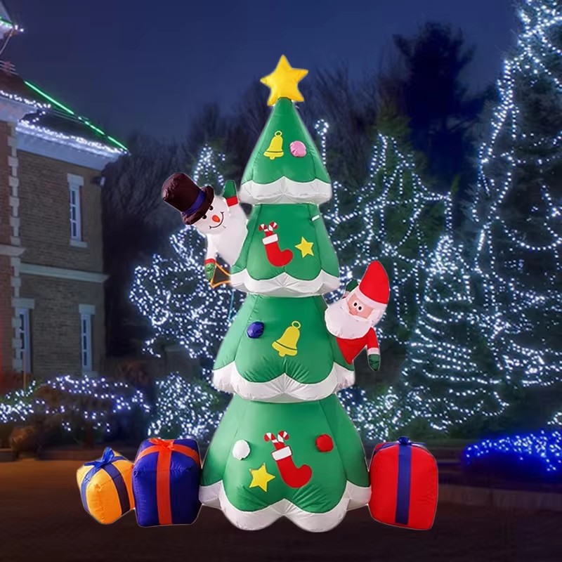 For 7FT Christmas Tree Inflata - Decor Lighting Uk recension och pris