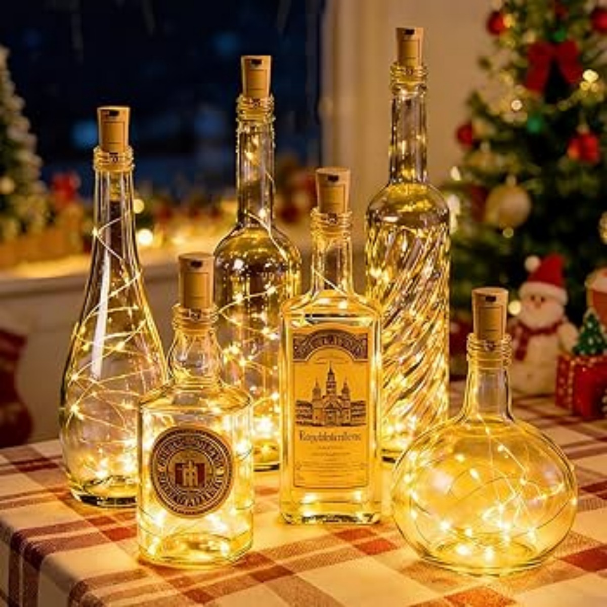 10/12 Pack Bottle Lights with  - Decor Lighting Cork recension och pris