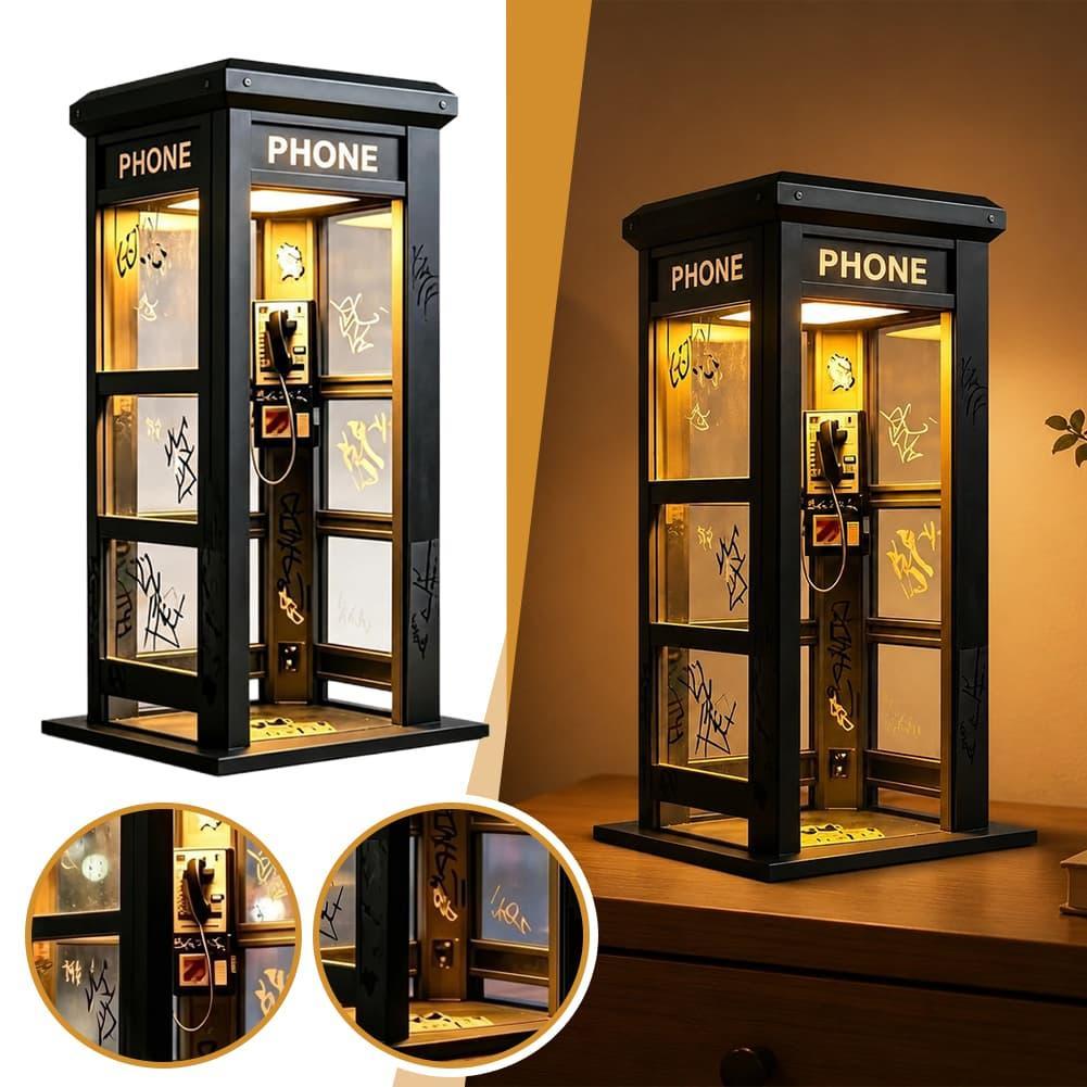 Vintage London Telephone Booth - Lighting Decor For Home recension och pris