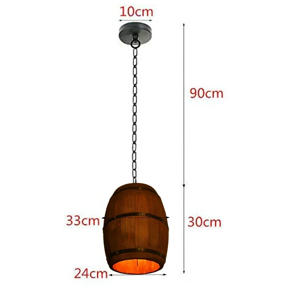 Rustic Lamp Vintage Chandelier - Lighting Decor For Home recension och pris