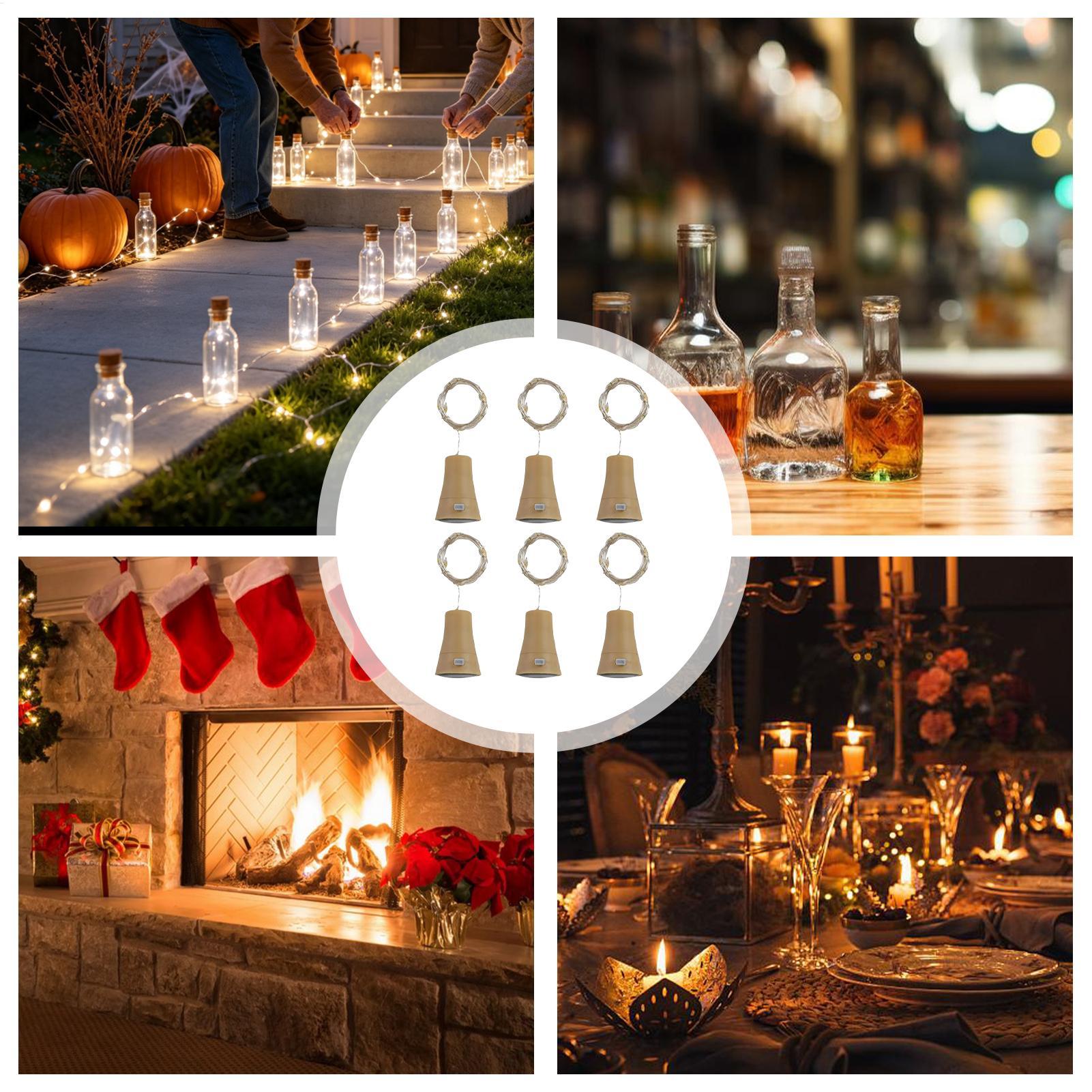 Wine Bottle Lights With Cork 6 - Decor Lighting Cork recension och pris