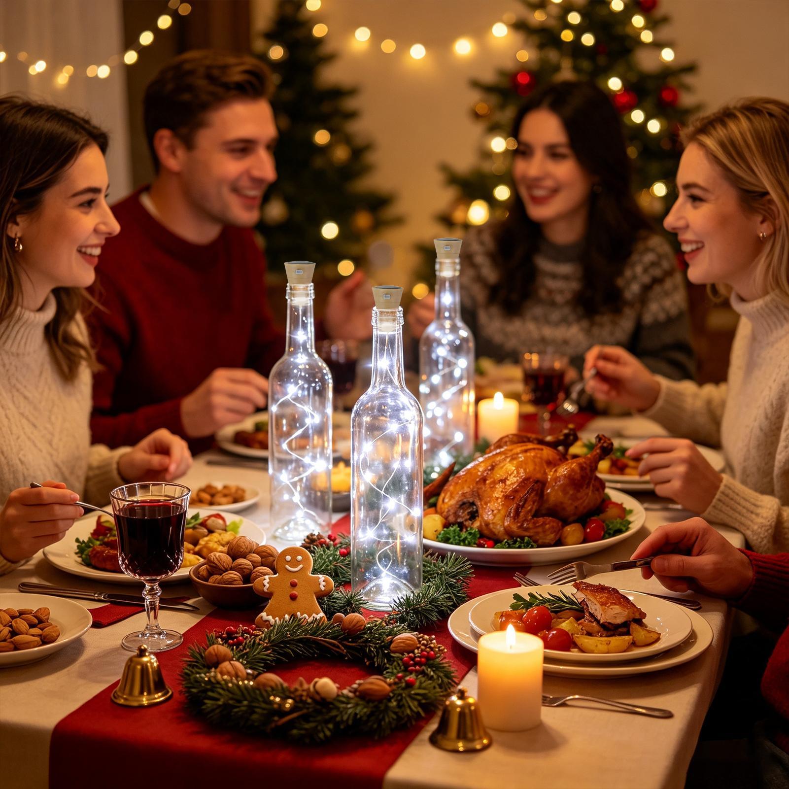 Wine Bottle Lights With Cork 6 - Decor Lighting Cork recension och pris