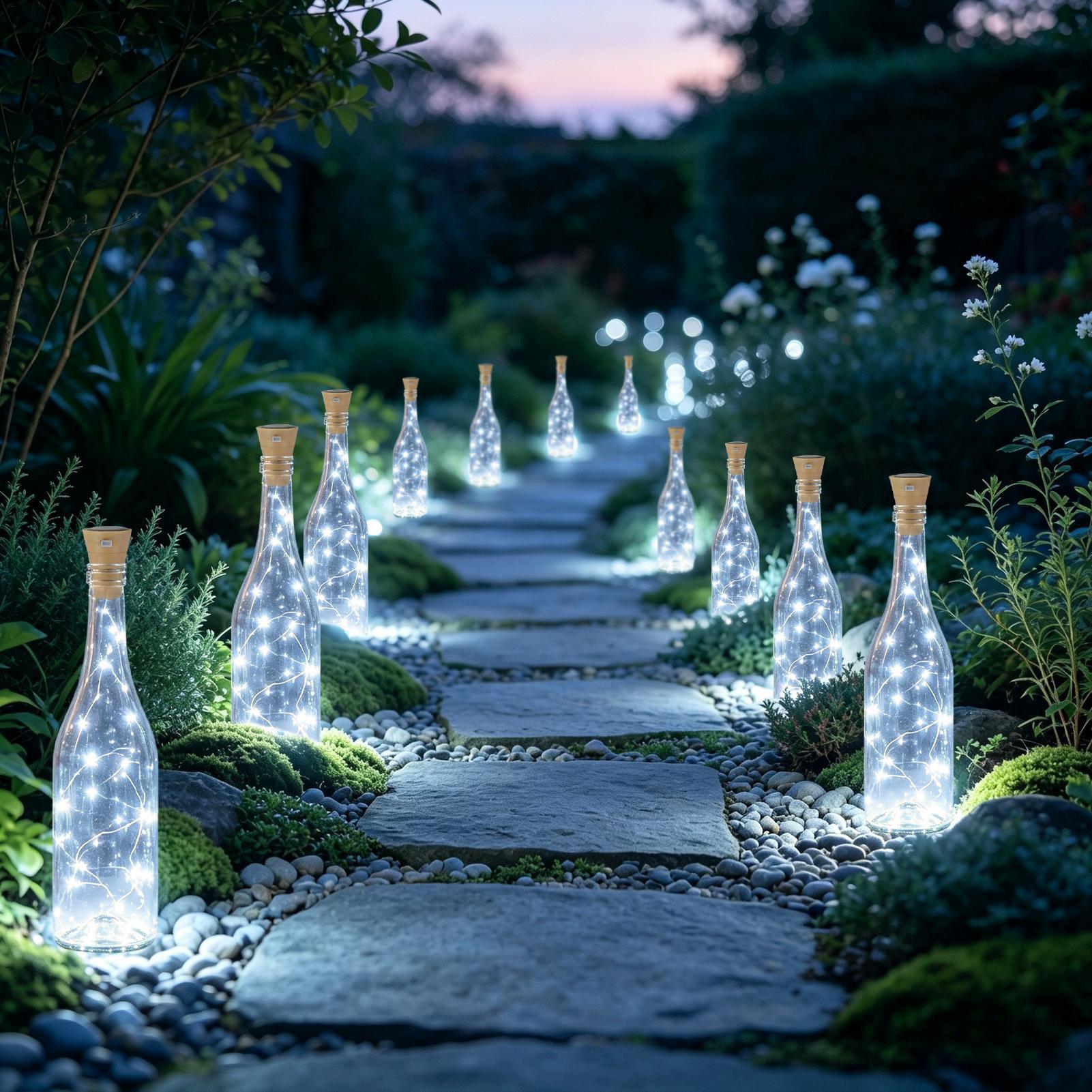Wine Bottle Lights With Cork 6 - Decor Lighting Cork recension och pris