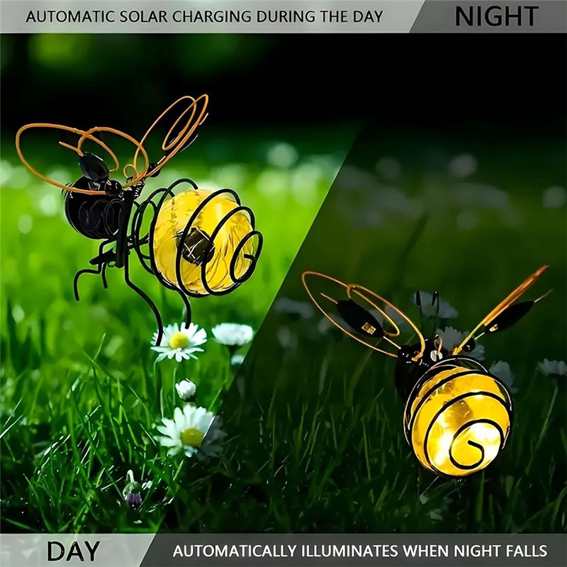 AS94-Solar Bee Simulation Ligh - Lighting Bug Decor recension och pris