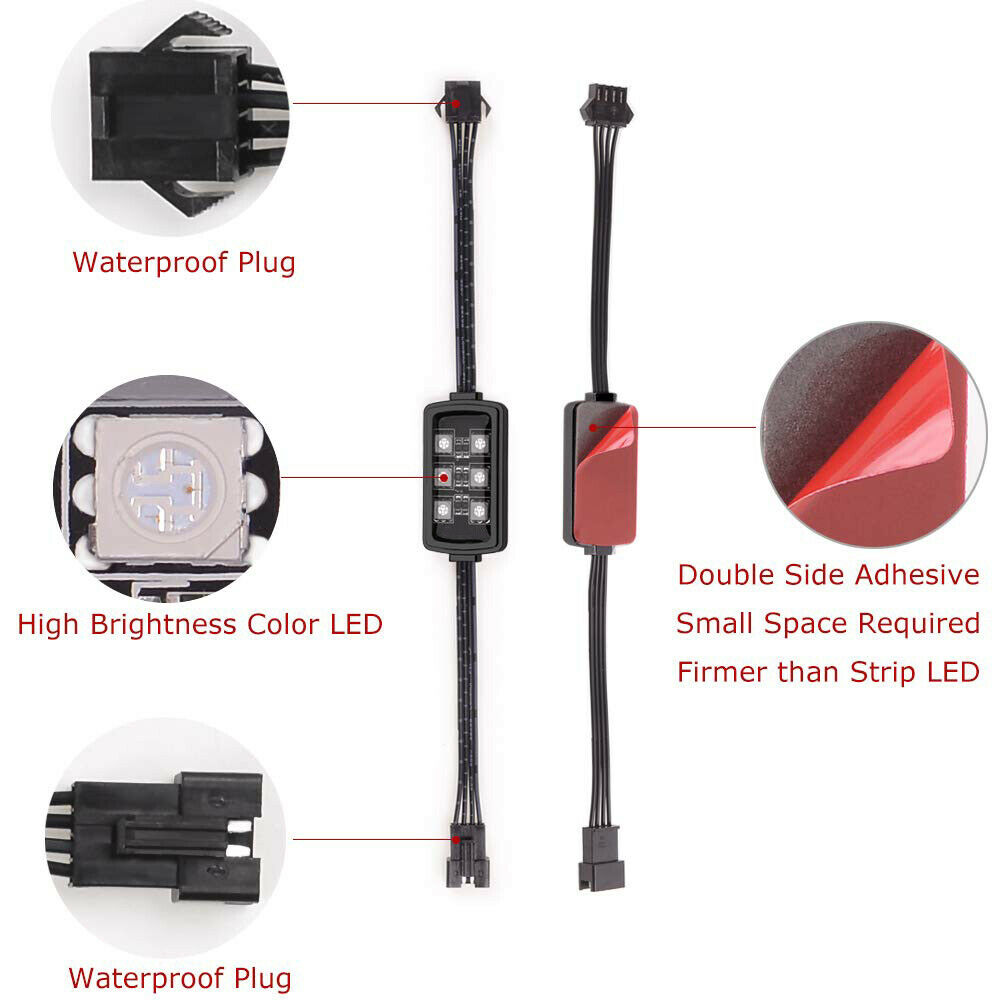Niscarda Car Motorcycle RGB LE - Lighting Bolt Decor recension och pris