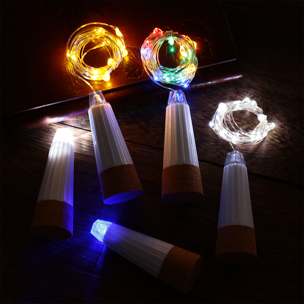 2m 20 LED Cork Bottle Fairy Li - Decor Lighting Cork recension och pris