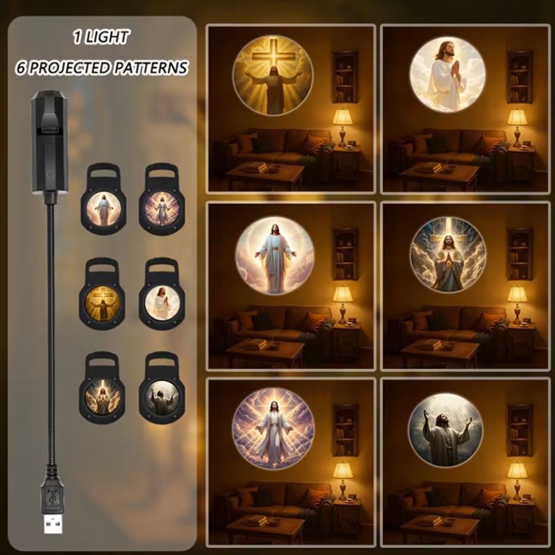 Religious Figure Pattern USB P - Ambient Lighting Decor For Room recension och pris