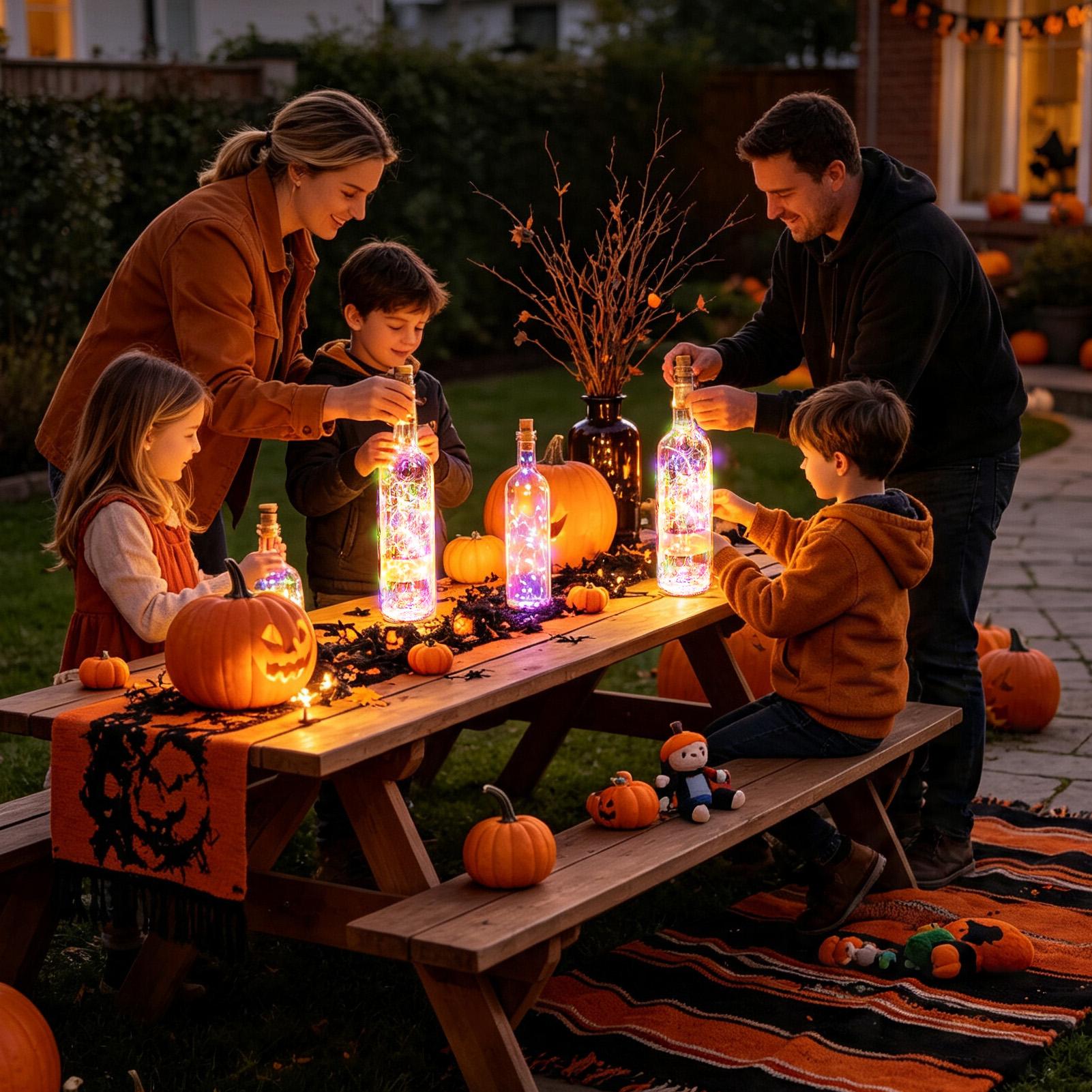 Solar Wine Bottle Lights 6 Pie - Decor Lighting Cork recension och pris