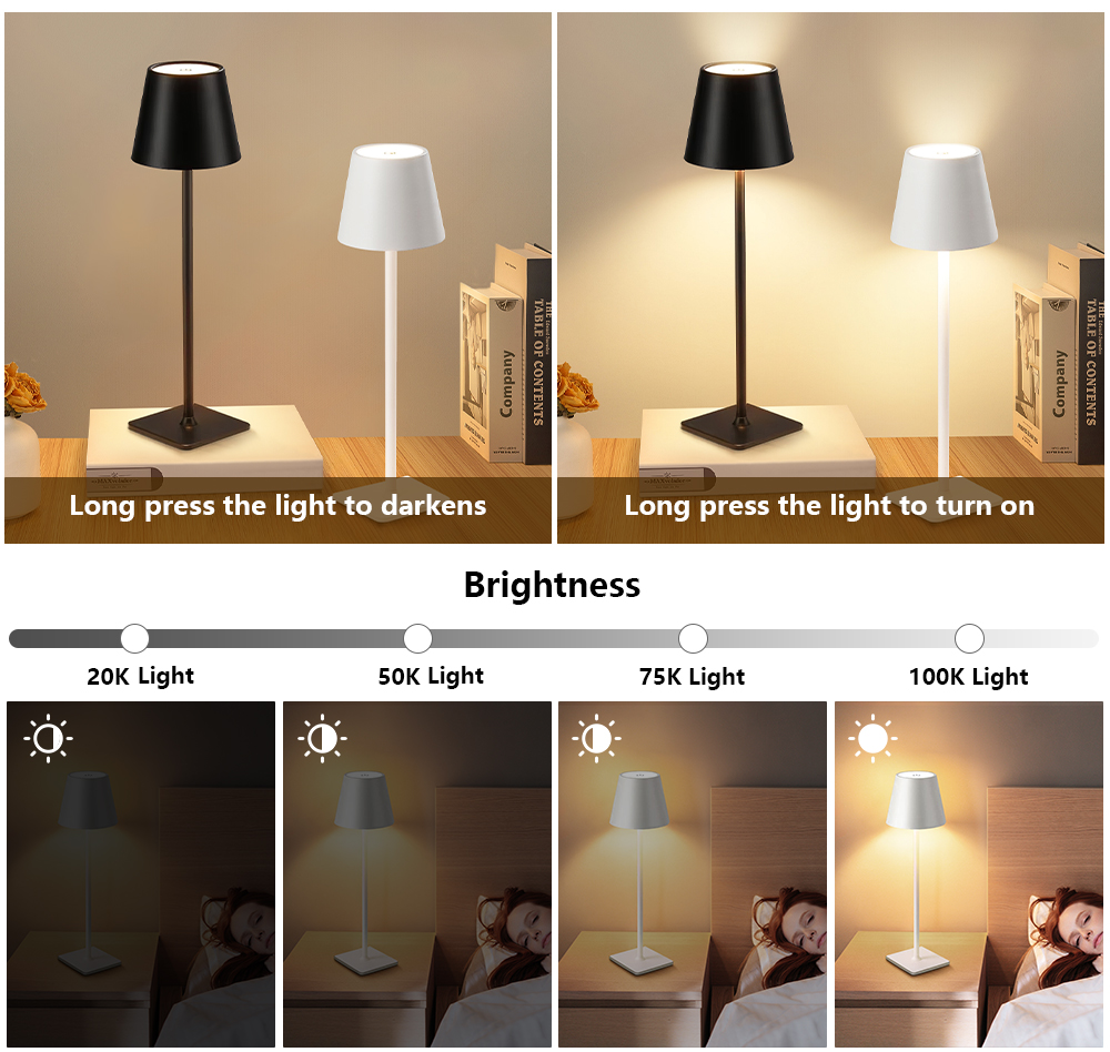 LED Rechargeable Desk Light Wi - Led Lighting Decor recension och pris