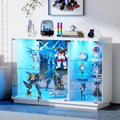 Glass Display Cabinet with Loc - Lighting & Home Decor Studio recension och pris