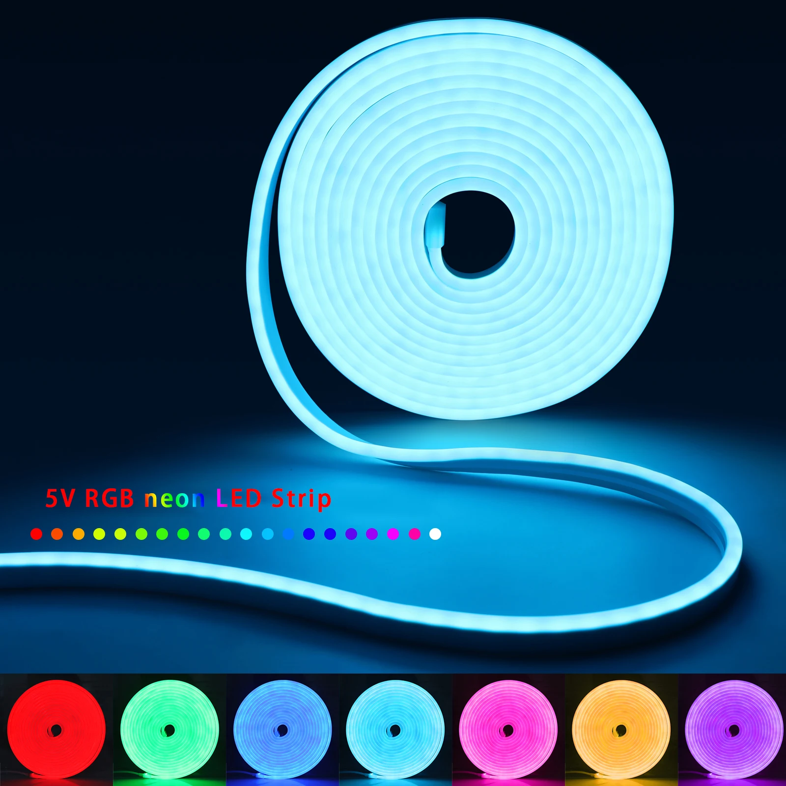 1-5m RGB LED Neon Strip Light  - Lighting Decor For Home recension och pris