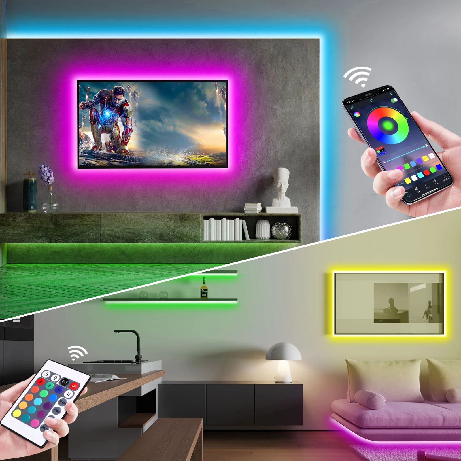 1-5m RGB LED Neon Strip Light  - Lighting Decor For Home recension och pris
